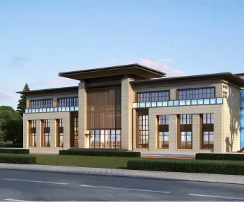 Modern School Building-ID:250570873