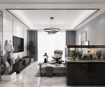 Modern A Living Room-ID:777459161