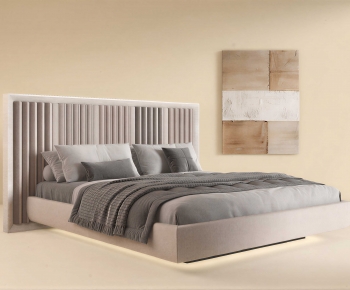 Modern Double Bed-ID:646466022