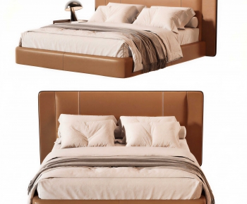 Modern Double Bed-ID:947268018