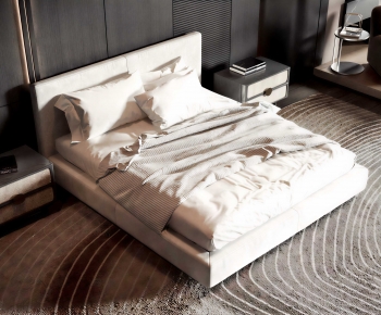 Modern Double Bed-ID:432229045
