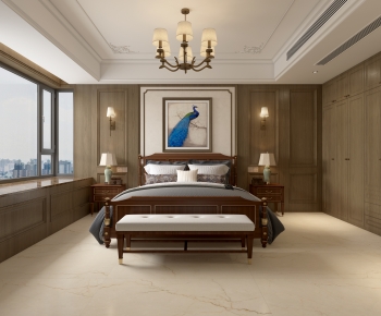 American Style Bedroom-ID:373455052