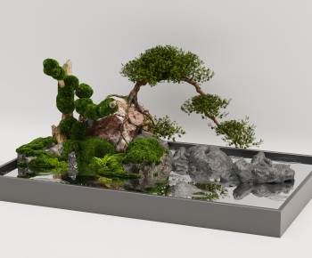 New Chinese Style Plant Landscaping-ID:939280032