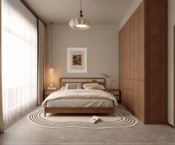 Wabi-sabi Style Bedroom-ID:246144061