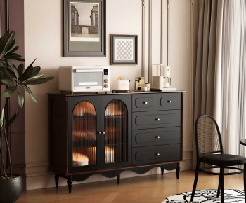 French Style Side Cabinet-ID:999223957