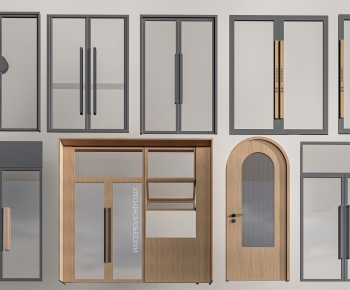 Modern Double Door-ID:706500056
