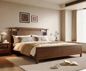 New Chinese Style Bedroom-ID:356676106