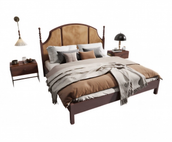 Modern Double Bed-ID:525700094