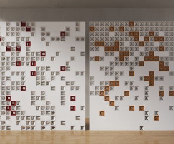 Modern Cement Brick Screen Partition-ID:403772128