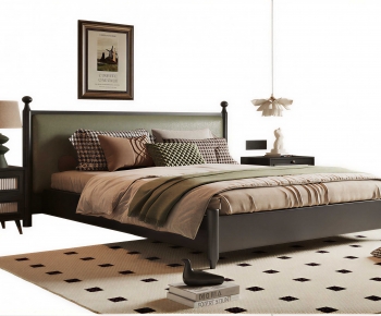 French Style Double Bed-ID:481254106