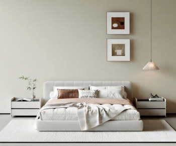 Modern Double Bed-ID:273999938