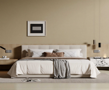 Modern Double Bed-ID:337718019