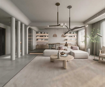 Wabi-sabi Style A Living Room-ID:579694993