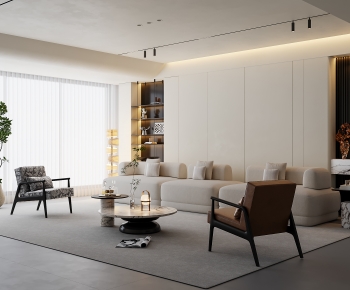 Modern A Living Room-ID:287378075