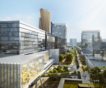 Modern Appearance Of Commercial Building-ID:154829034