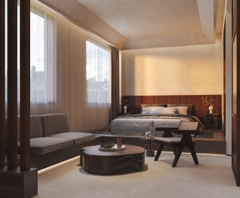 Wabi-sabi Style Bedroom-ID:236088996