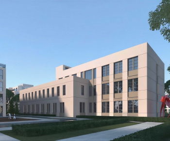Modern Appearance Of Commercial Building-ID:263684992
