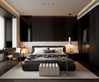 Modern Bedroom-ID:666479113