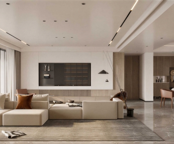 Modern A Living Room-ID:676878933