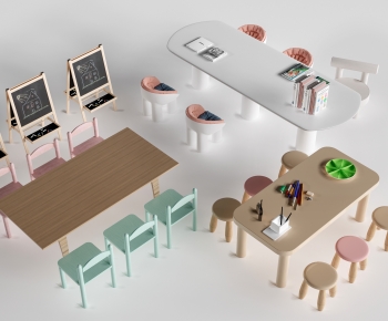 Modern Children's Table/chair-ID:424709083