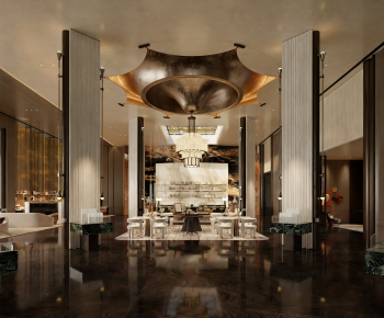 New Chinese Style Lobby Hall-ID:644104003