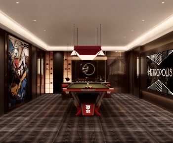 Modern Billiards Room-ID:566342124