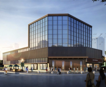 Modern Commercial Street-ID:738284119