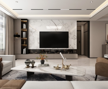 Modern A Living Room-ID:702944991