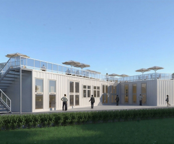 Modern Appearance Of Commercial Building-ID:998168951