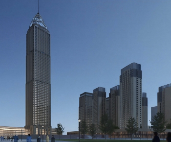 Modern Appearance Of Commercial Building-ID:558760248