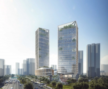 Modern Appearance Of Commercial Building-ID:855600123