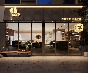 New Chinese Style Facade Element-ID:580302007