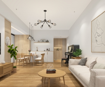 Nordic Style A Living Room-ID:509102112