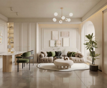 Modern A Living Room-ID:890723941