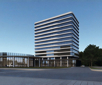 Modern Appearance Of Commercial Building-ID:588253972