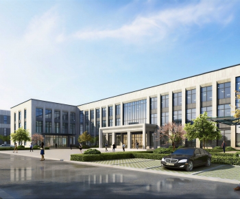 Modern Appearance Of Commercial Building-ID:250103951