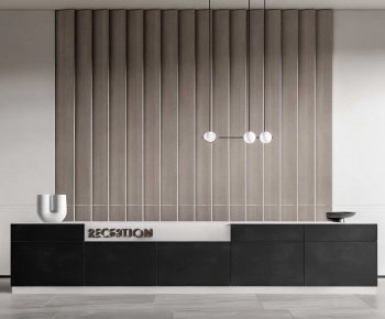 Modern Reception Desk-ID:540159942