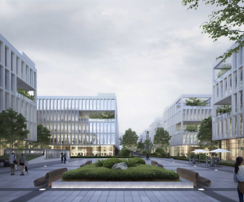 Modern Appearance Of Commercial Building-ID:854001051