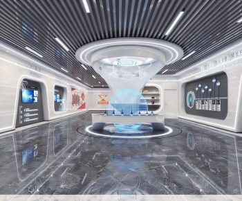 Modern Office Products Exhibition Hall-ID:972925906