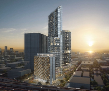 Modern Building Appearance-ID:294137005