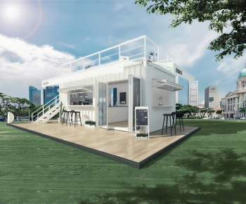 Modern Appearance Of Commercial Building-ID:293454894