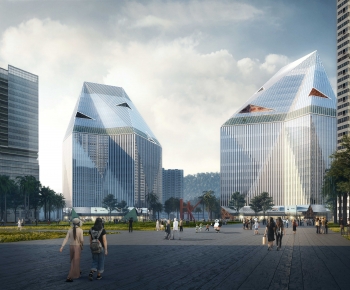 Modern Appearance Of Commercial Building-ID:958280095