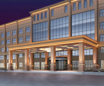 Modern Appearance Of Commercial Building-ID:485163931
