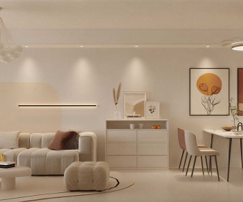 Modern A Living Room-ID:743530041