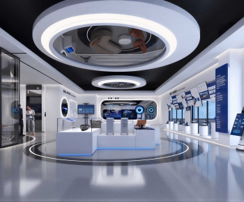 Modern Exhibition Hall-ID:107892997