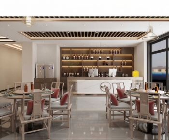 New Chinese Style Dining Room-ID:870317949