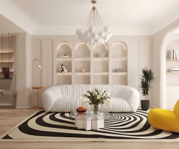 Modern A Living Room-ID:716860333