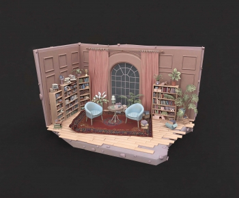 Modern Cartoon House-ID:784461981