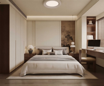New Chinese Style Bedroom-ID:246952068
