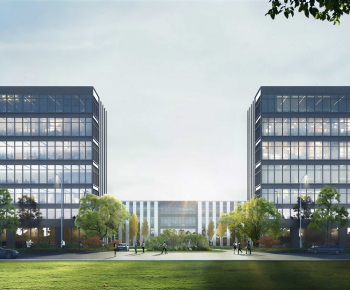 Modern Appearance Of Commercial Building-ID:233411073